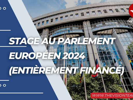Stage au Parlement européen 2024 (entièrement financé)