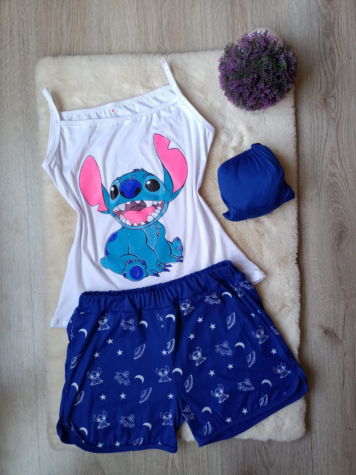 Short Stich Azul