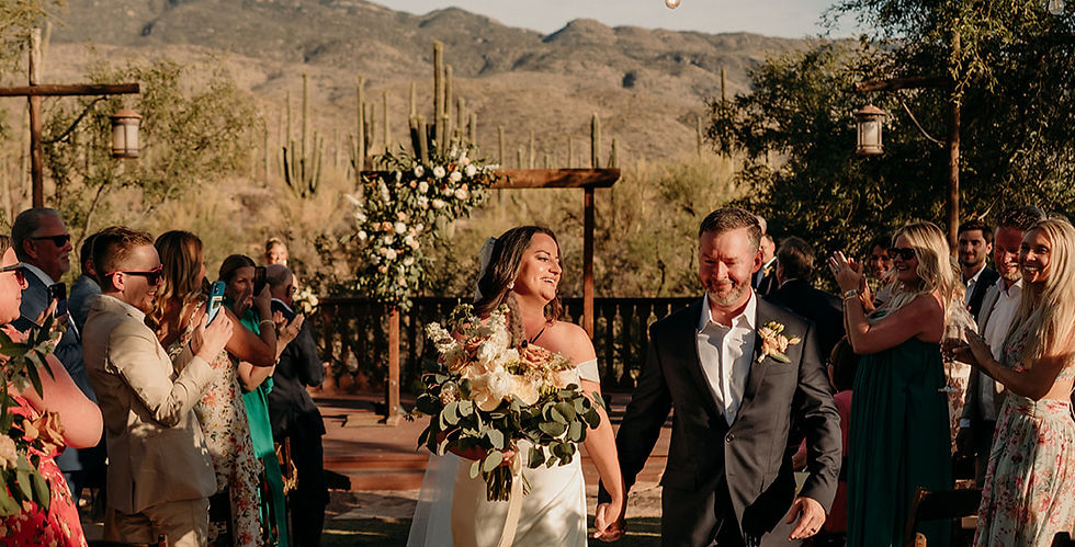 wedding at Tanque verde ranch Tucson