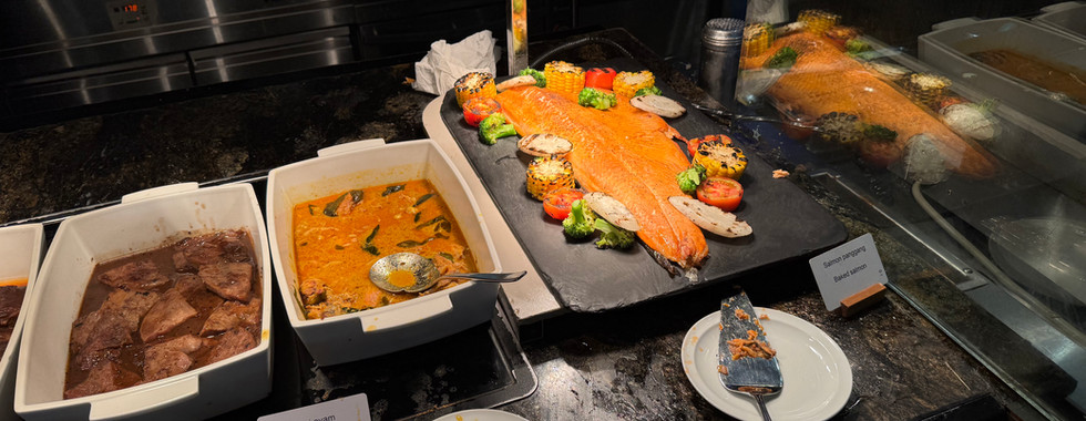 Breakfast buffet at Radisson Golf & Convention Center Batam