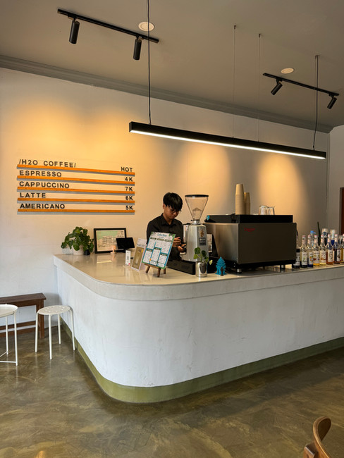 H2O Coffee Cafe at Phnom Penh