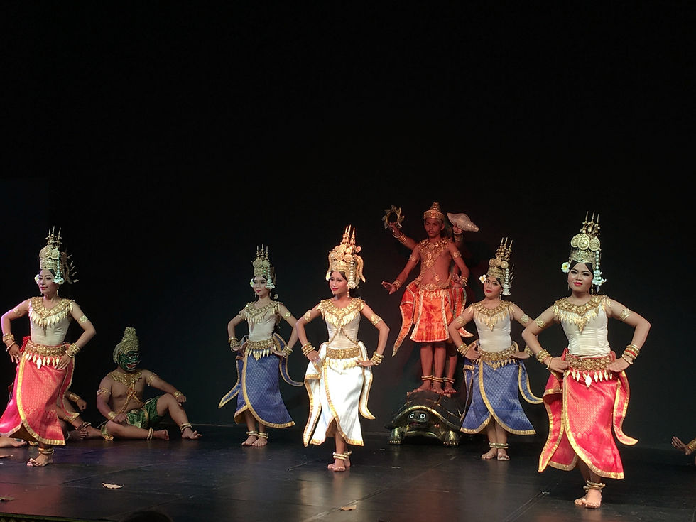 An amazing performance by the local artistes of Plae Pakaa