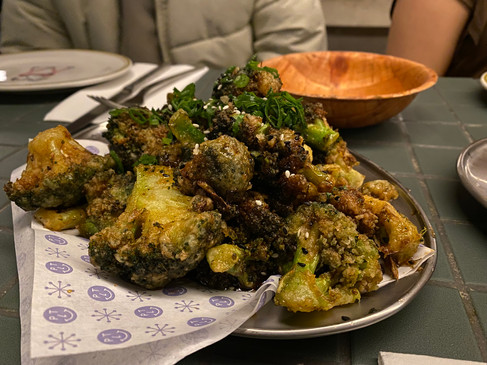 Melbourne-Adelaide Road Trip - Popcorn broccoli at Part Time Lover