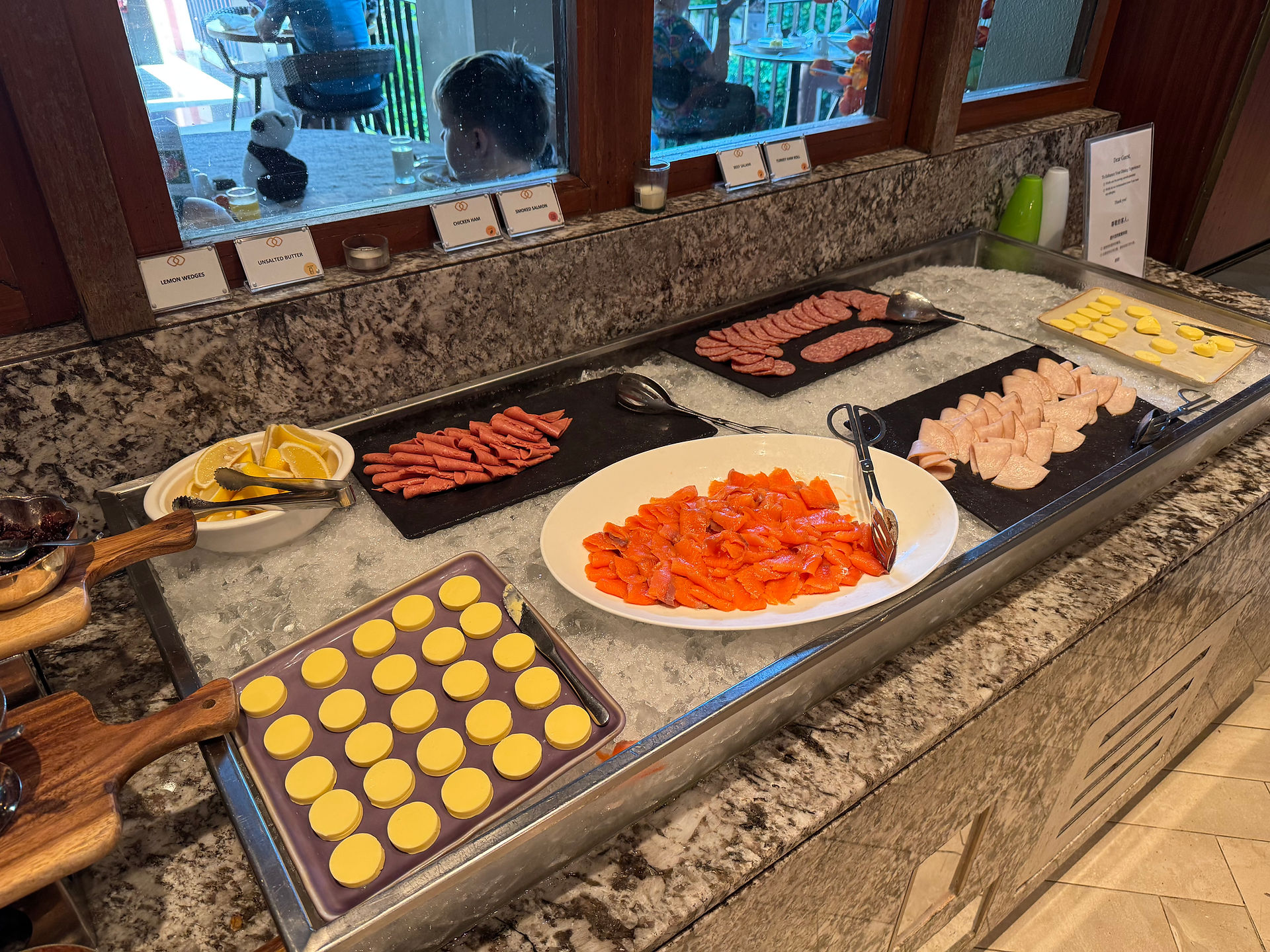 Sofitel Singapore Sentosa Resort & Spa breakfast cold cuts and smoked salmon