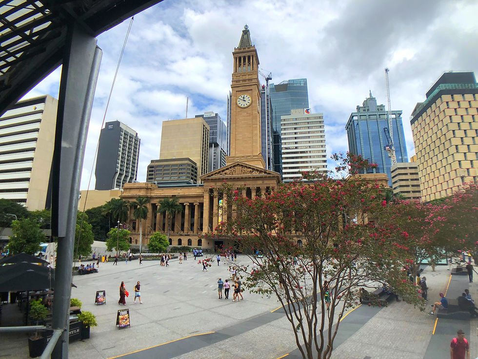 View of Brisbane City Hall from King George Square