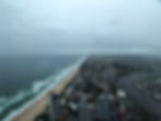 Looking at Gold Coast's vast coastline from SkyPoint Observation Deck