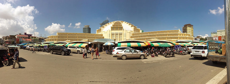 Central Market in downtown Phnom Penh