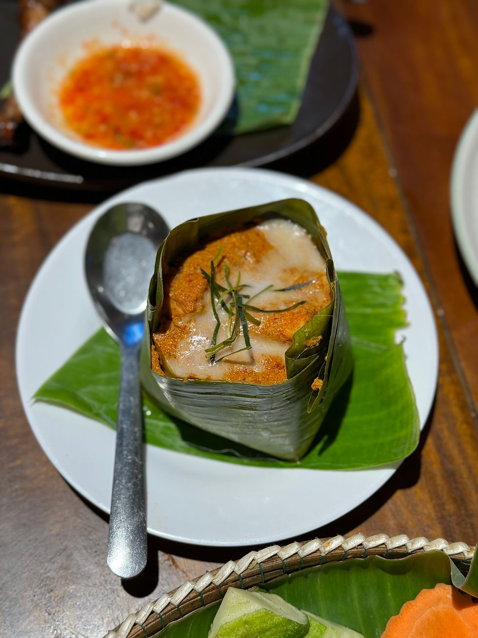 Fish Amok at Romdeng Restaurant in Phnom Penh