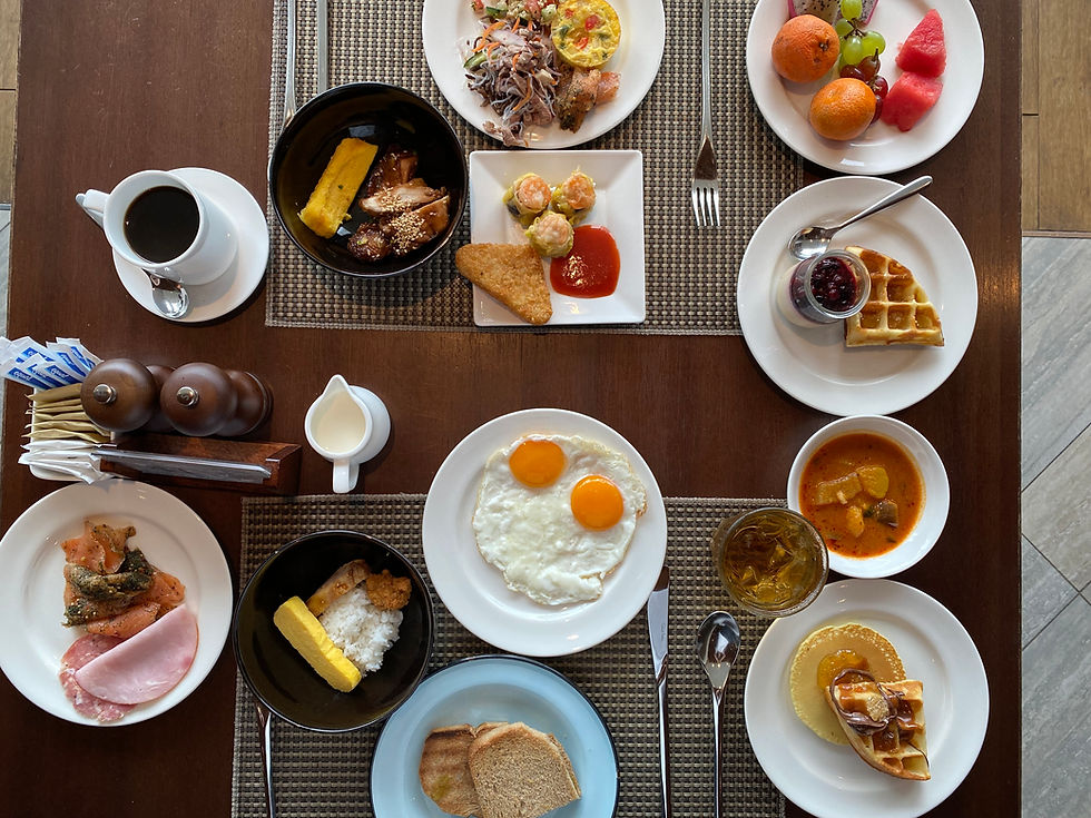 Pan Pacific Singapore breakfast service - Our breakfast options