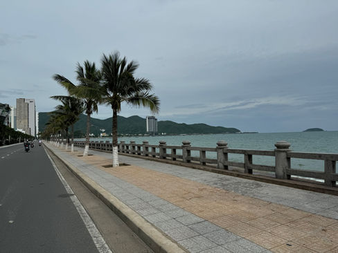 Riding along Nha Trang's coasts