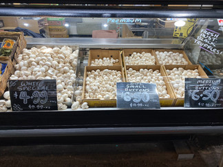 Melbourne-Adelaide Road Trip - Mushrooms galore at Adelaide Central Market