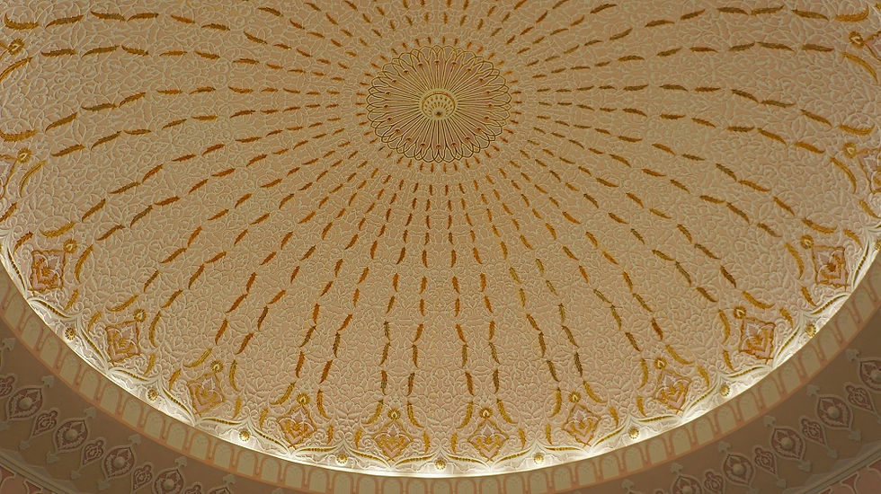 One of the many beautiful domes within Islamic Arts Museum