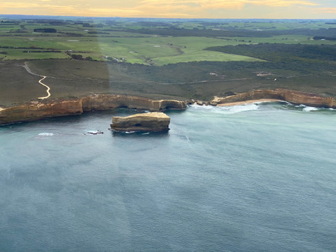 Melbourne-Adelaide Road Trip - Helicopter view of The Bakers Oven