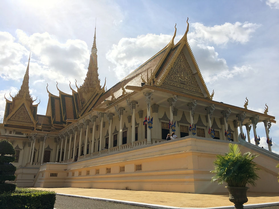 One of the many halls and pavilions located at the Royal Palace