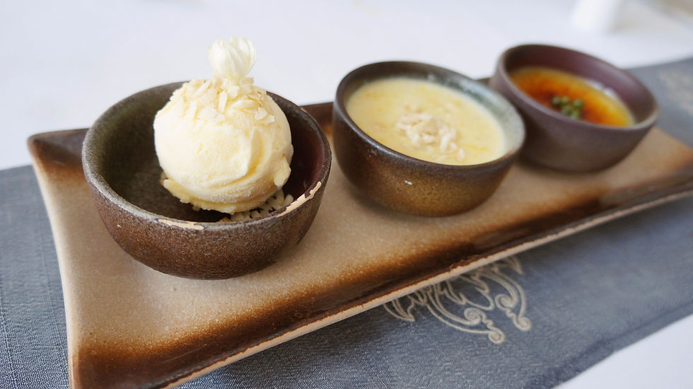 Kampot Pepper Brulee from Malis