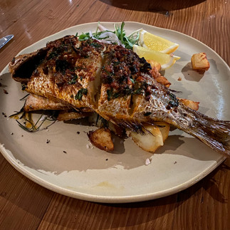 Melbourne-Adelaide Road Trip - A proper fish cooked to perfection at Casalingo