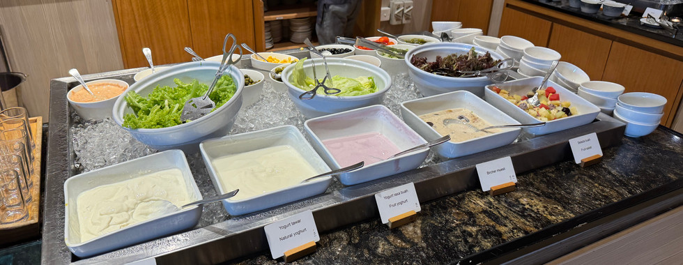 Breakfast buffet at Radisson Golf & Convention Center Batam