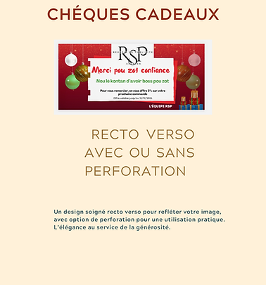 catalogue chèque cadeau