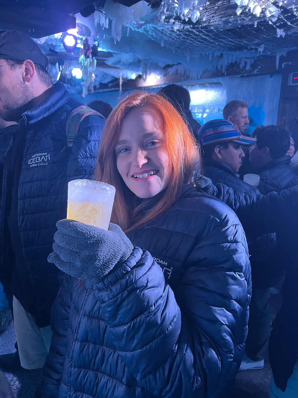 Molly Gibson MG web design in Ice bar