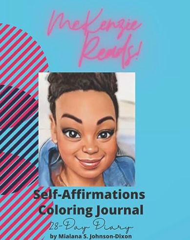 Thumbnail: McKenzie READS! Self-Affirmations Coloring Journal and Dairy 