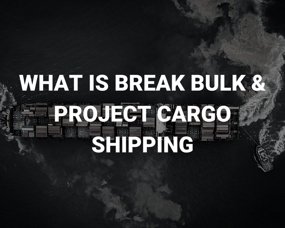 What Is Break Bulk Project Cargo Shipping 