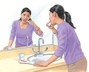 Help the healing process. Keep your teeth and gums clean.