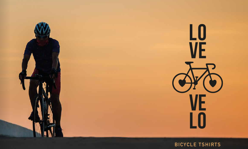 cycliste sur route en pleine nature paysage calme vélo slow life