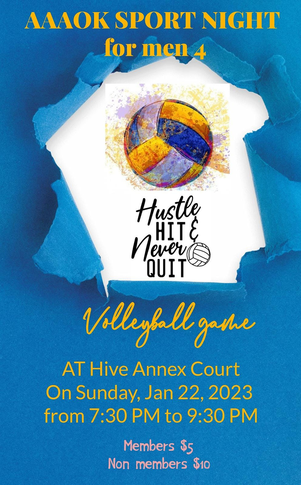 Volleyball at the Hive