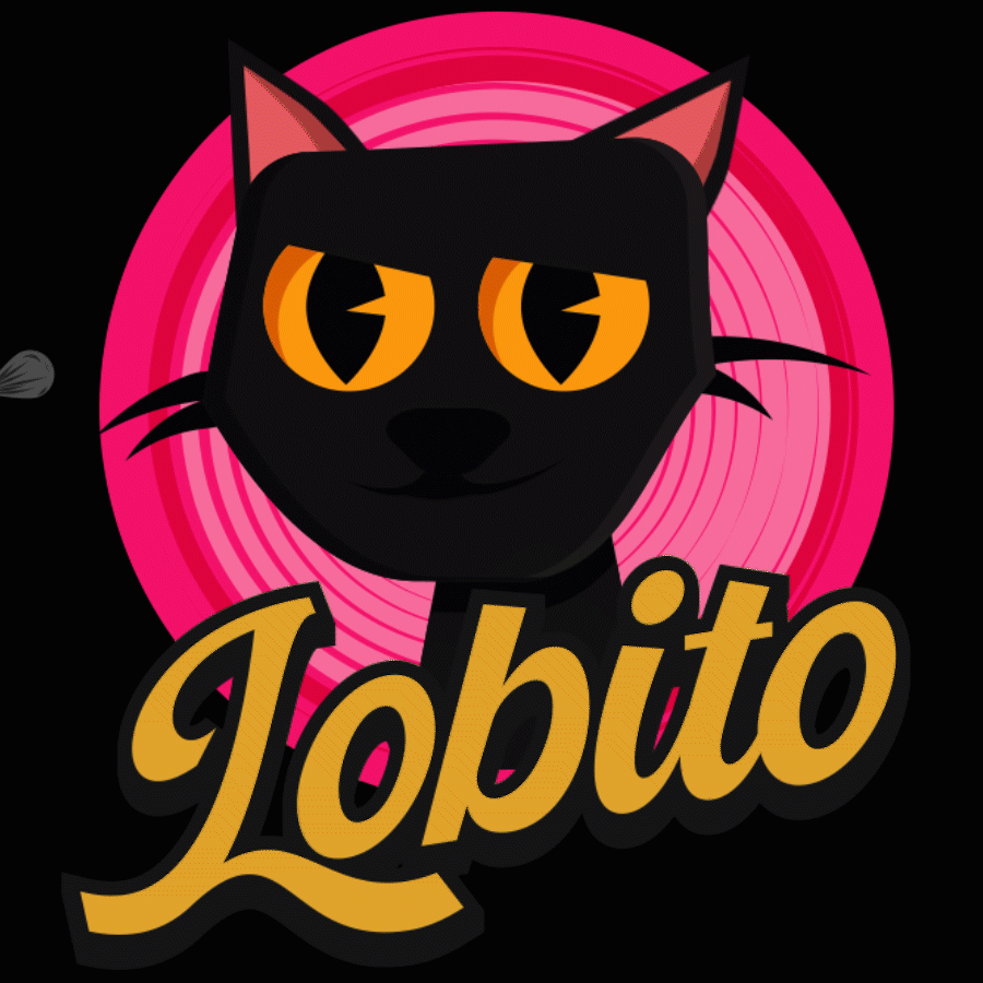 Ilustración Animada Lobito
