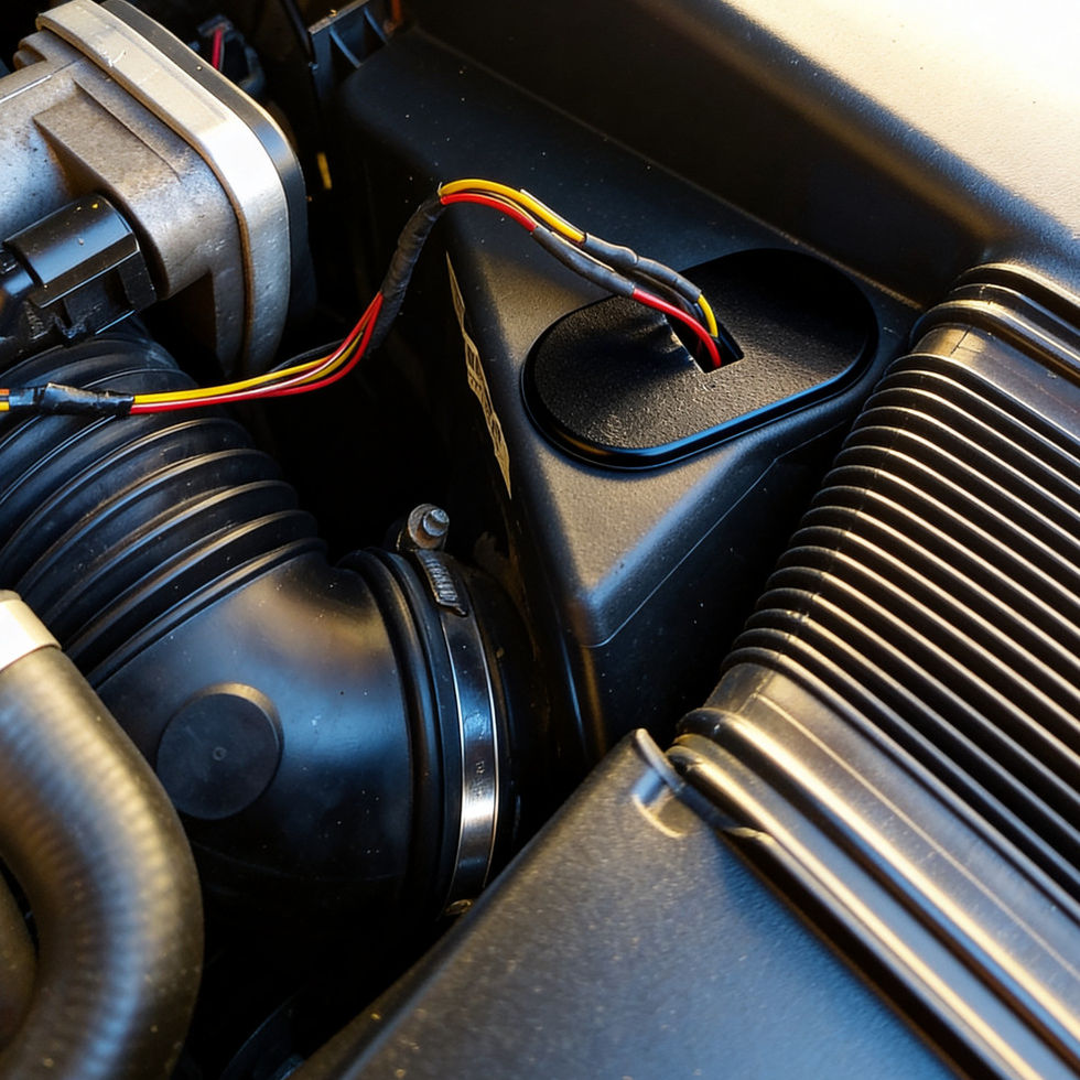BMW E90 Luftfilter Kabeldurchführung Abdeckung schwarz