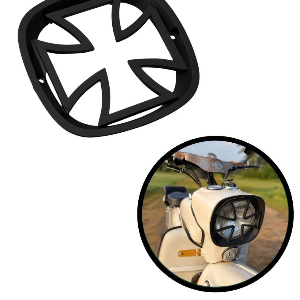 Lampenmaske passend für Simson Schwalbe KR51 Star Habicht Sperber Duo