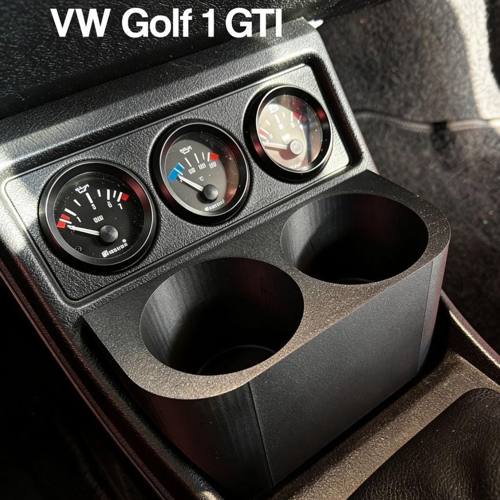 VW Golf MK1 GTI Getränkehalter – Doppel Cupholder Mittelkonsole passgenau