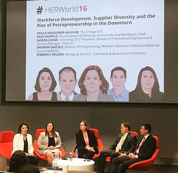 Panel on Supplier Diversity at Pink Petro now ALLY Energy's HERWORLD