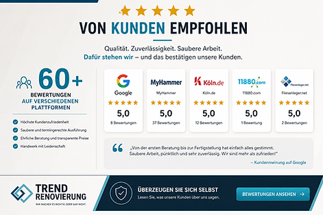 Kunden Bewertung Trend Renovierung
