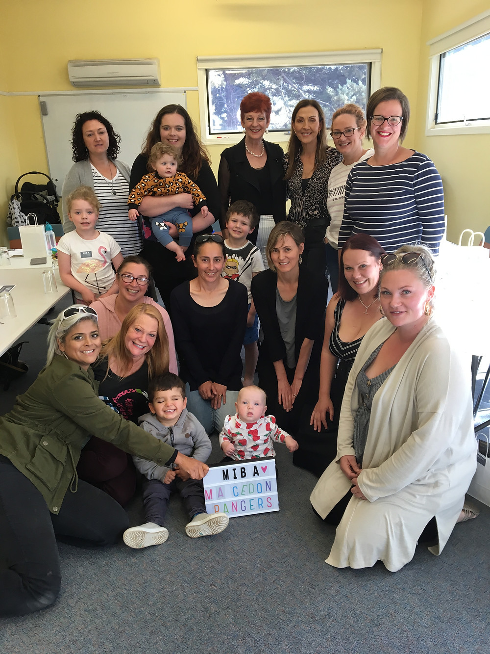 Women who attended the MIBA Macedon Ranges March meeting