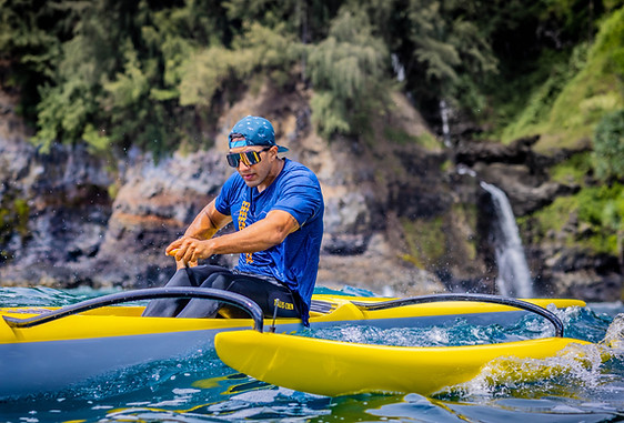 kai wa'a team rider on draco oc1
