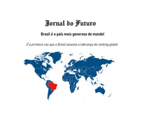 Brasil é o país mais generoso do mundo!