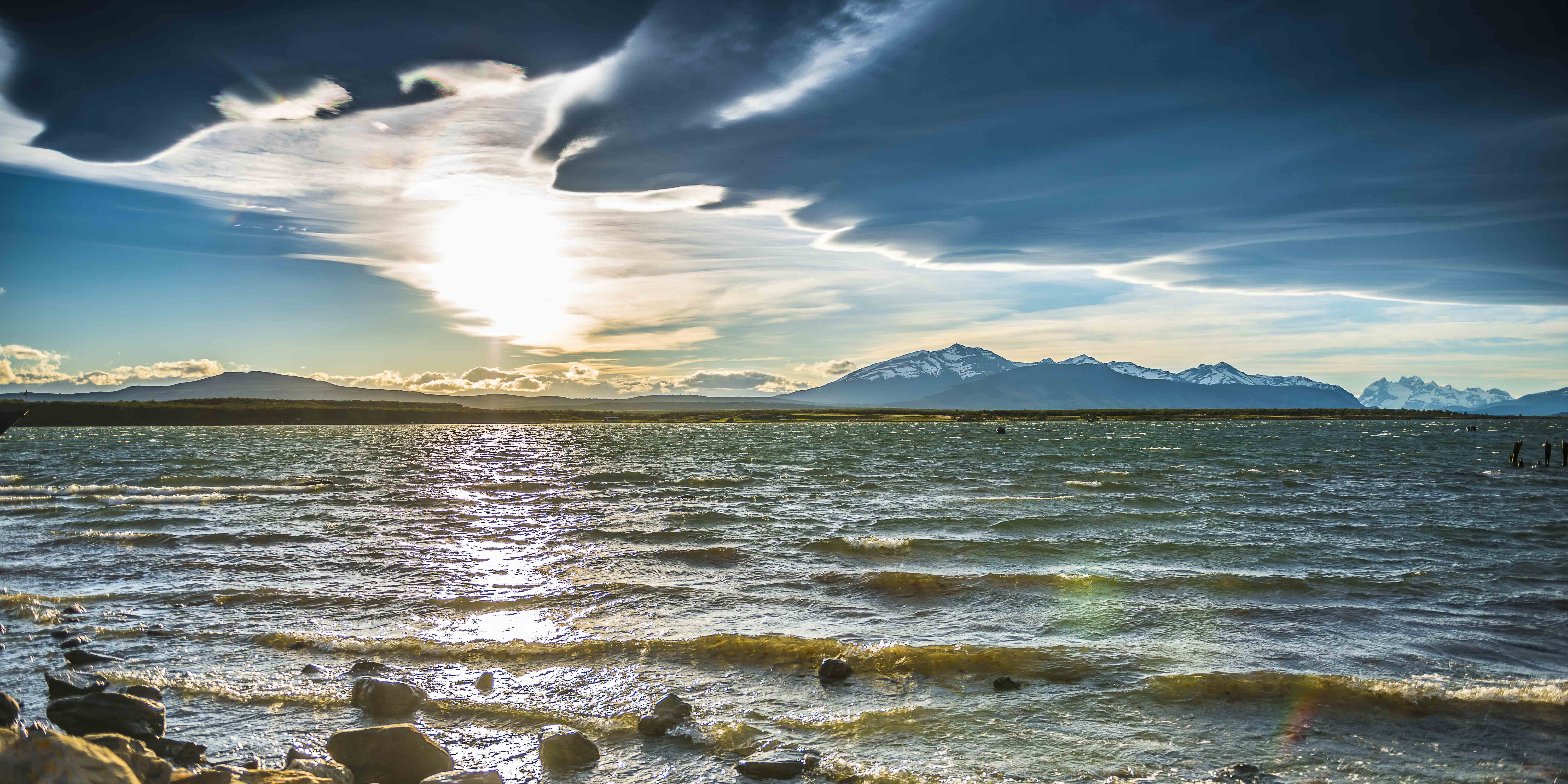 Coucher de soleil - Puerto Natales