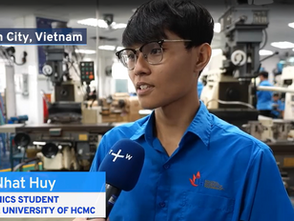 越南學生在外國科技公司尋找工作機會