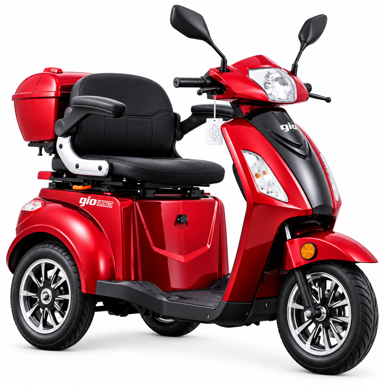 Triporteur GIO Regal PR 48 volts Rouge