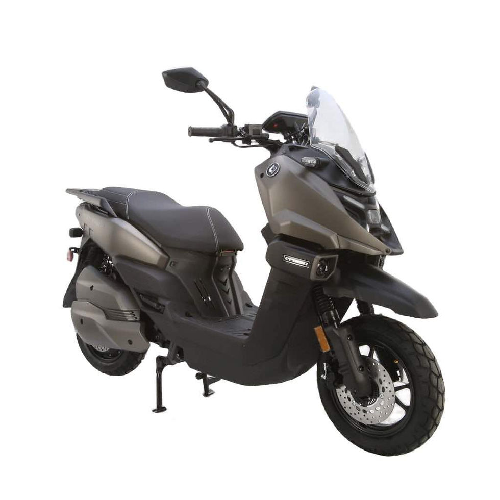Scooter électrique GIO Crown 2025 - Gris Side view - Gio Montréal
