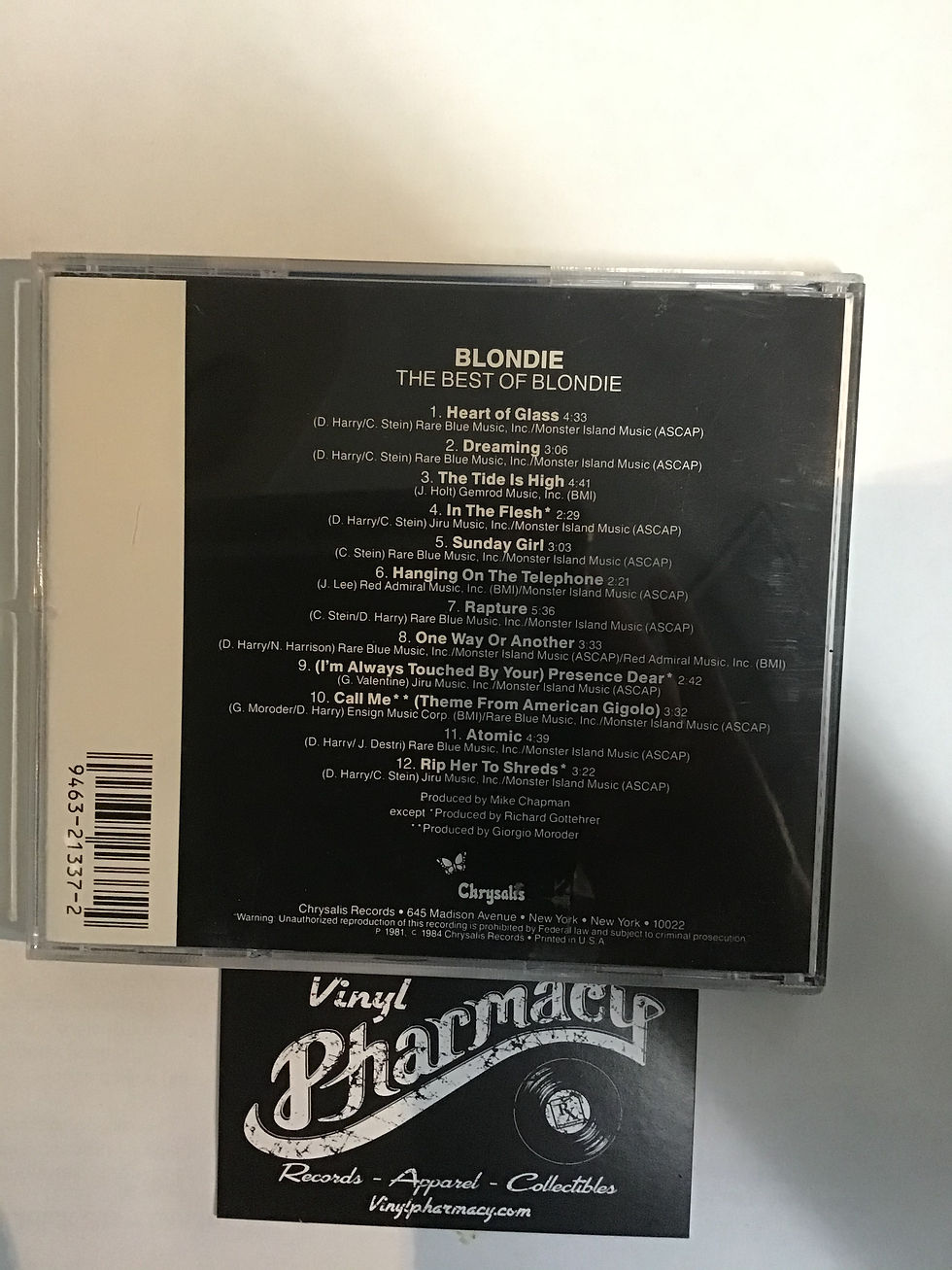 Thumbnail: Blondie : The Best Of....  (1994) CD