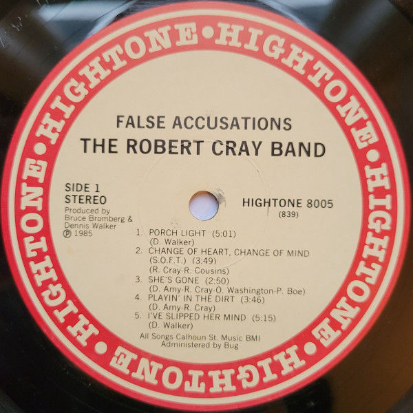 Thumbnail: The Robert Cray Band False Accusations Vinyl Record 