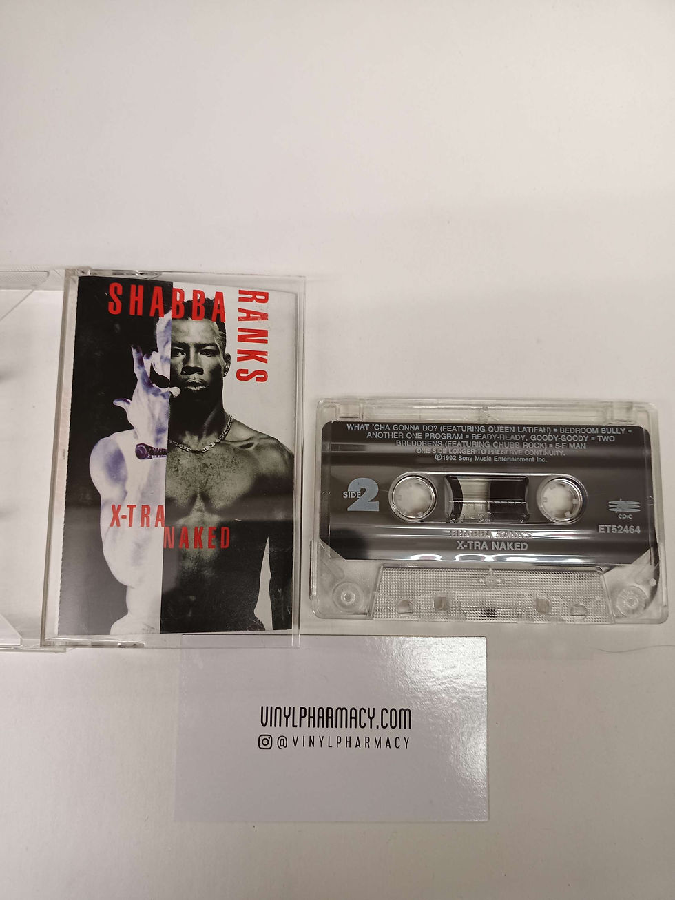 Thumbnail: Shabba Ranks: X-TRA Naked Cassette Tape
