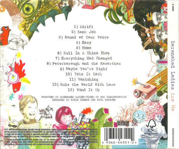 Thumbnail: Barenaked Ladies :  Barenaked Ladies Are Me   2003   CD