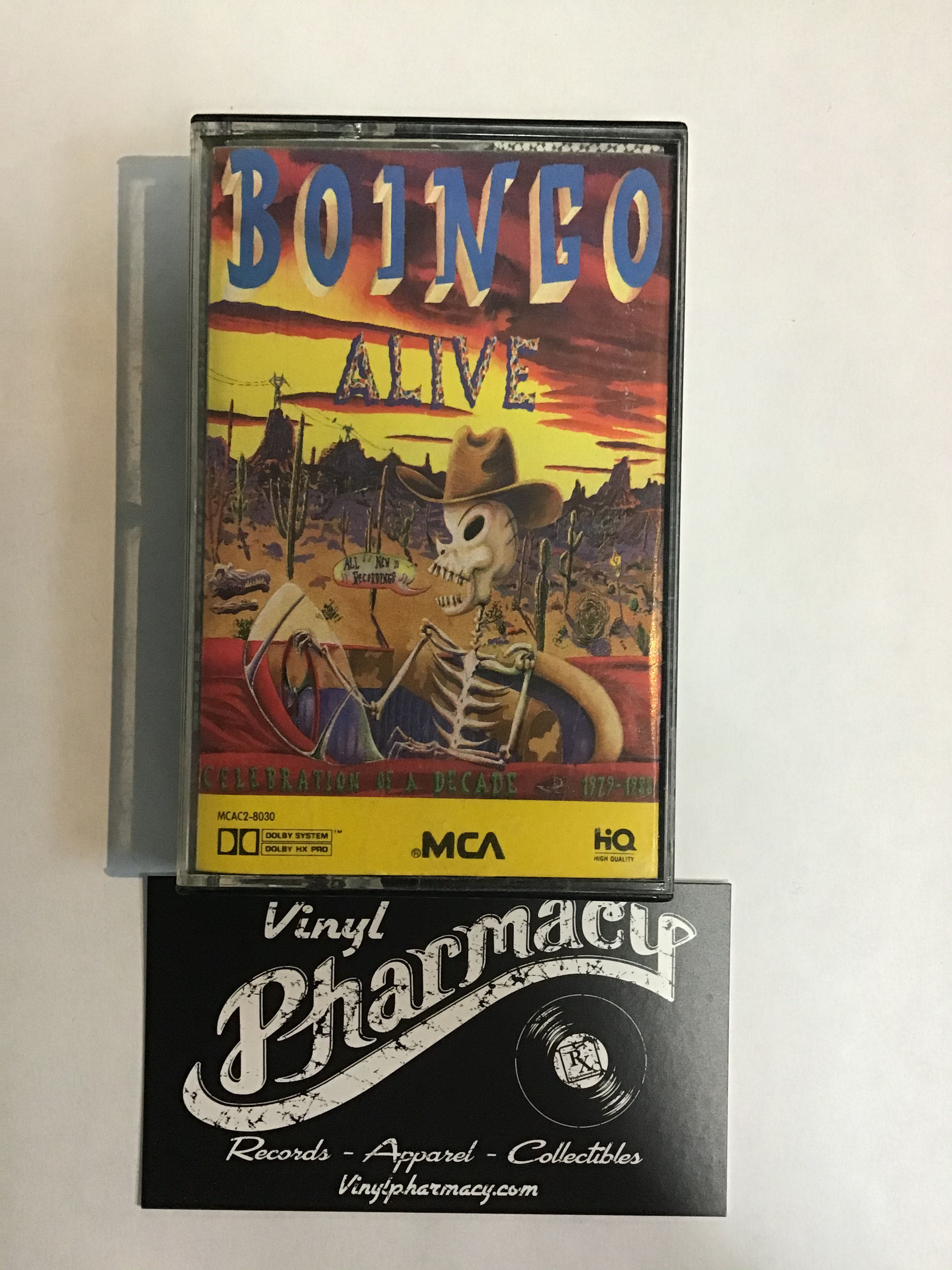  Oingo Boingo : Boingo Live  1988  Cassette Tape