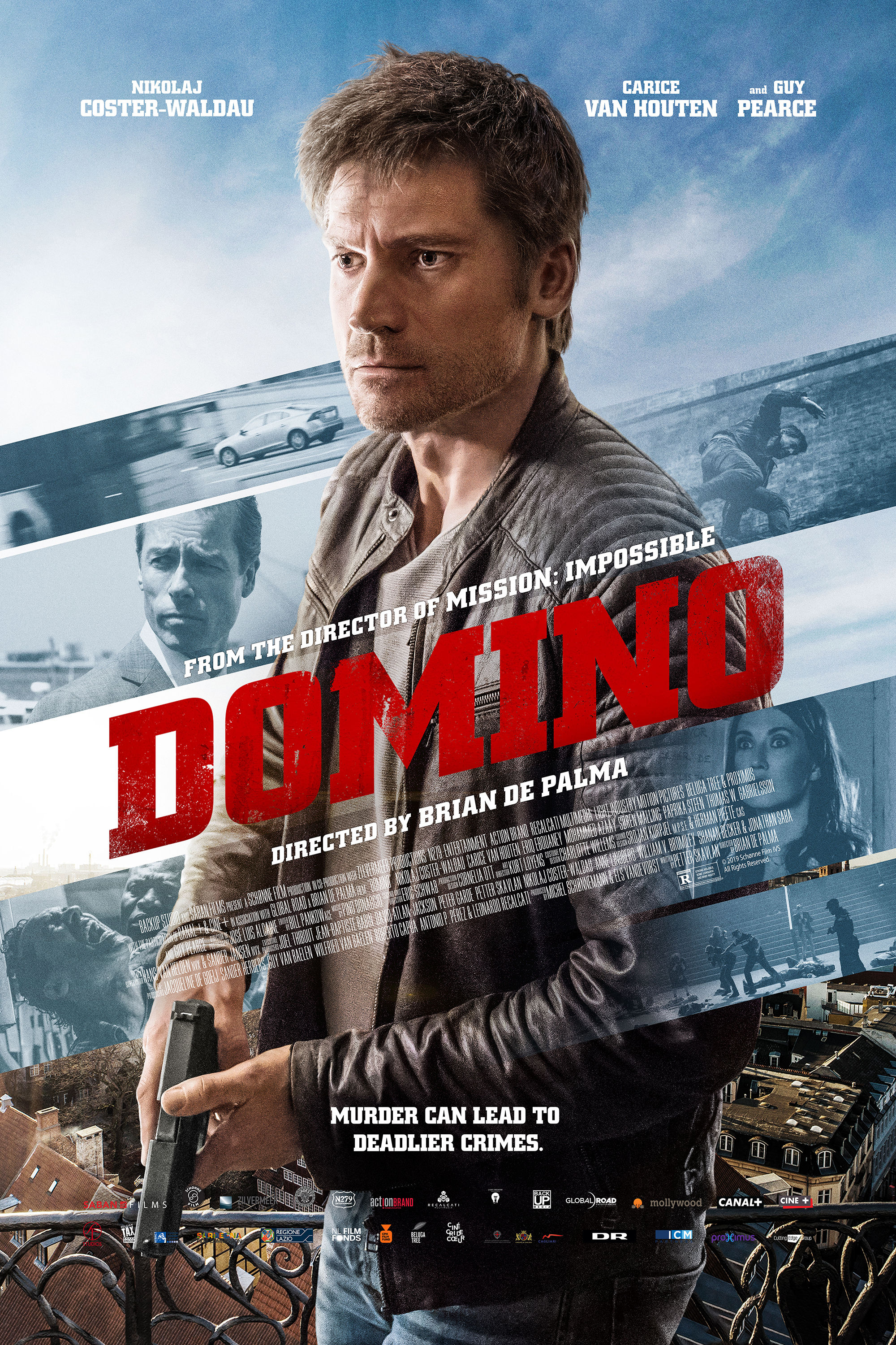 Domino : Coster-Waldau/Van Houten -  Dir - DePalma   (2019) Poster