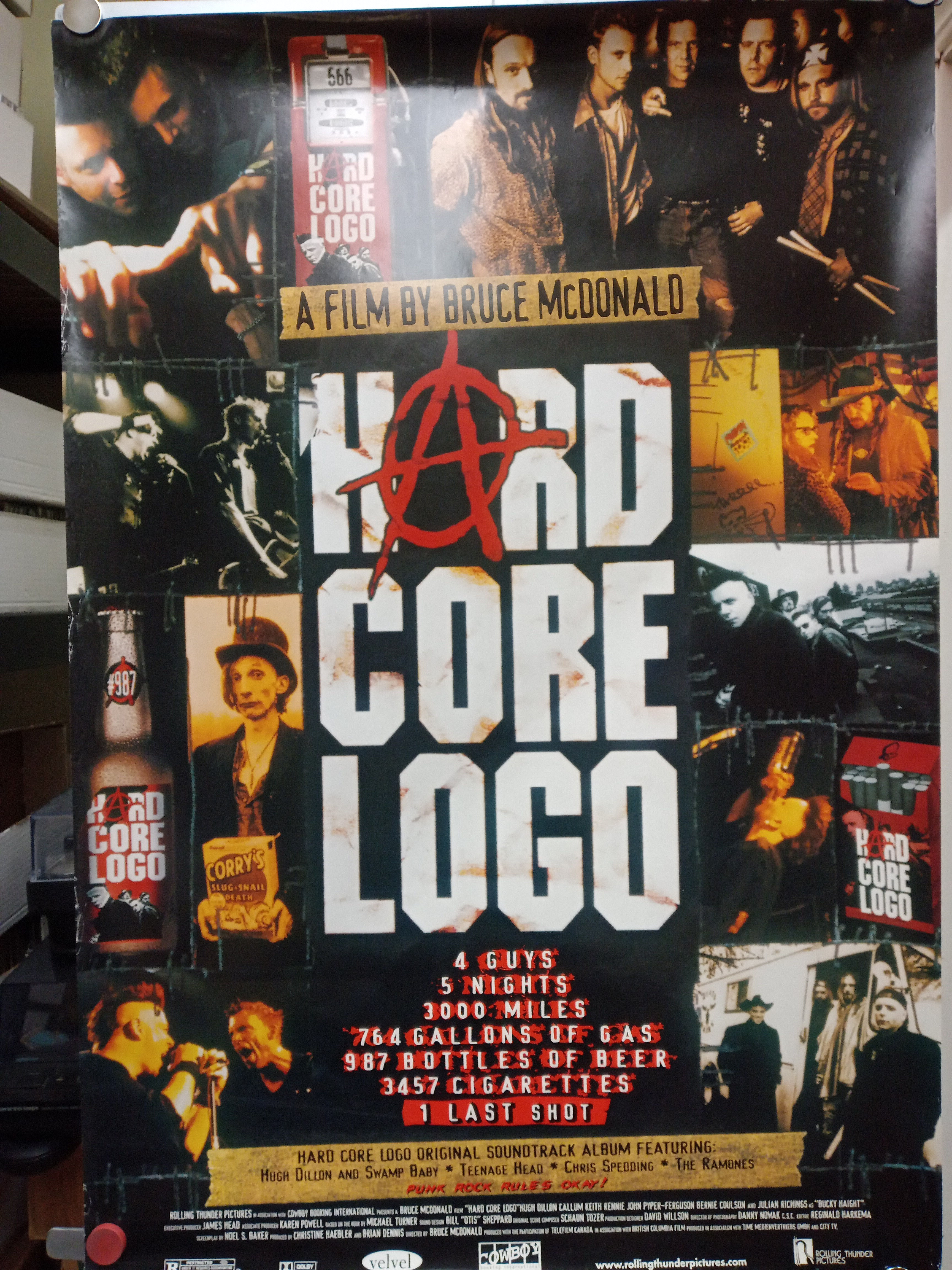 Hard Core Logo (Hugh Dillon) Original Theatrical 27x40 Poster