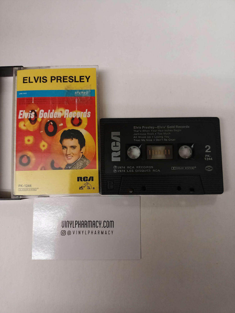 Thumbnail: Elvis Presley Elvis' Gold Records Cassette Tape 1974 