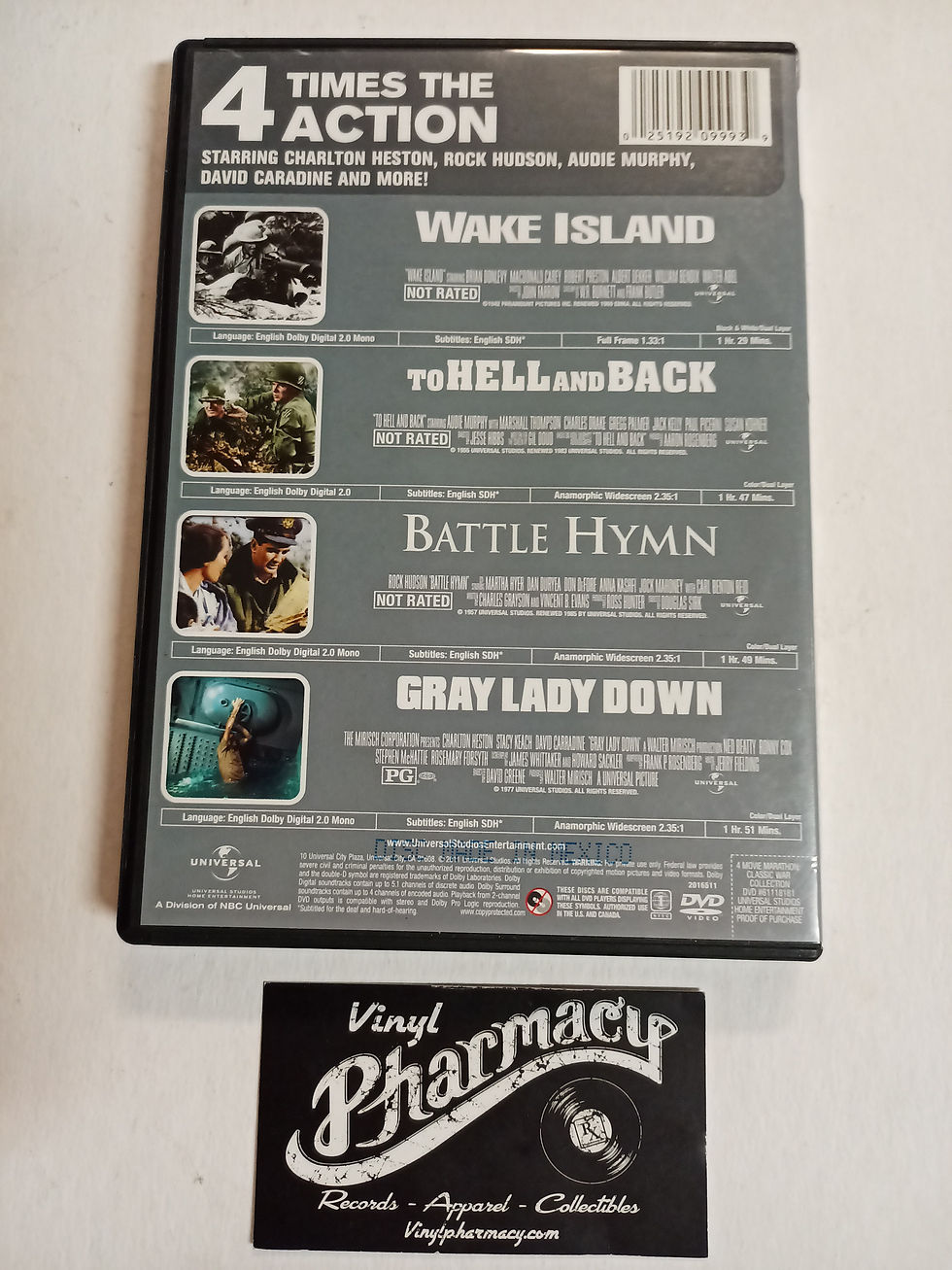 Thumbnail: 4 Movie Marathon: Classic War Collection (1942/1955/1957/1977) DVD